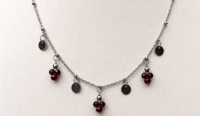 Collier LUEUR Obsidienne noire