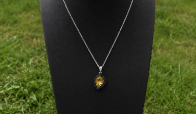 Pendentif en citrine