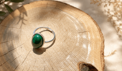 Bague en Malachite