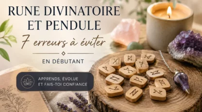 Runes divinatoires et pendule : les 7 erreurs à éviter quand on débute en ésotérisme