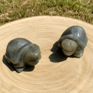Tortue en labradorite naturelle – protection énergétique et lithothérapie