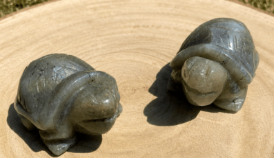 Tortue en Labradorite