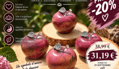 Pomme en RHODONITE (Madagascar)