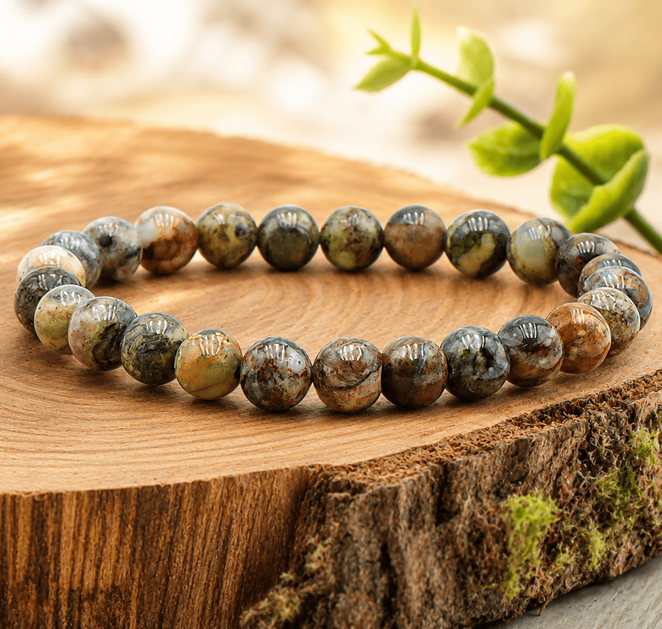 Bracelet Pietersite naturelle boules polies