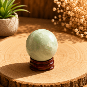 Sphère en Jade de Chine naturelle – harmonie et lithothérapie
