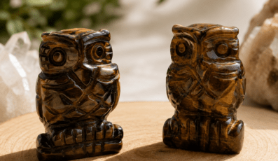 Chouette en Oeil de tigre