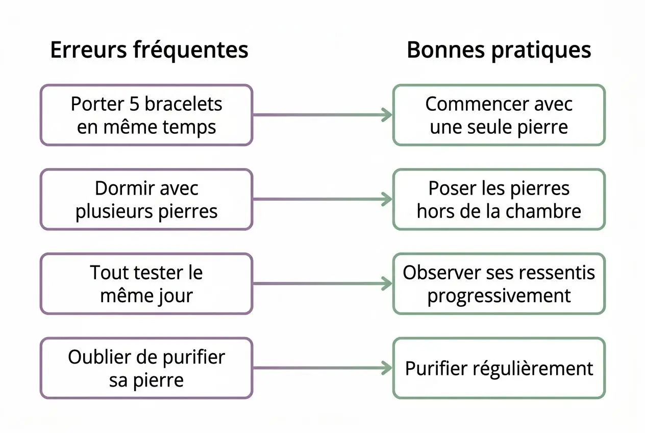 Pourquoi ma pierre me donne-t-elle mal à la tête ? tableau des causes et conseils sur l’usage des pierres, lithothérapie et solutions.
