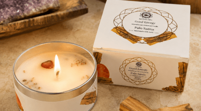Bougie Cornaline Palo Santo