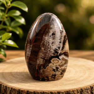 Forme Libre bois fossile(428g)