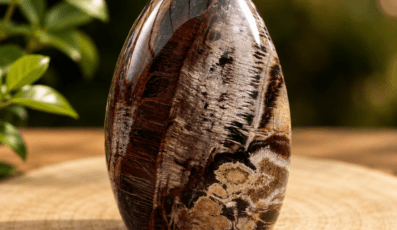 Forme Libre bois fossile(428g)