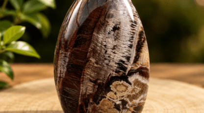 Forme Libre bois fossile(428g)