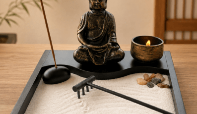Jardin zen Bouddha
