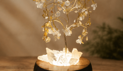 Arbre Lumineux en Citrine