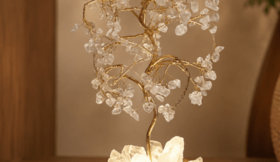 Arbre Lumineux en Cristal de roche