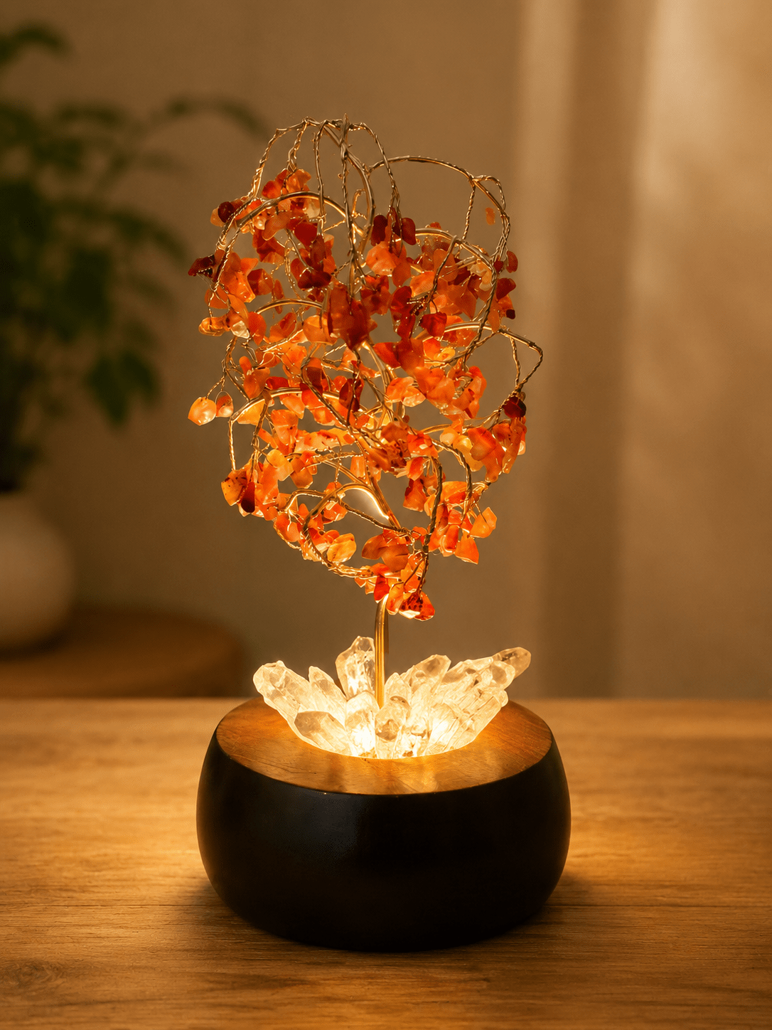 Arbre Lumineux en Cornaline