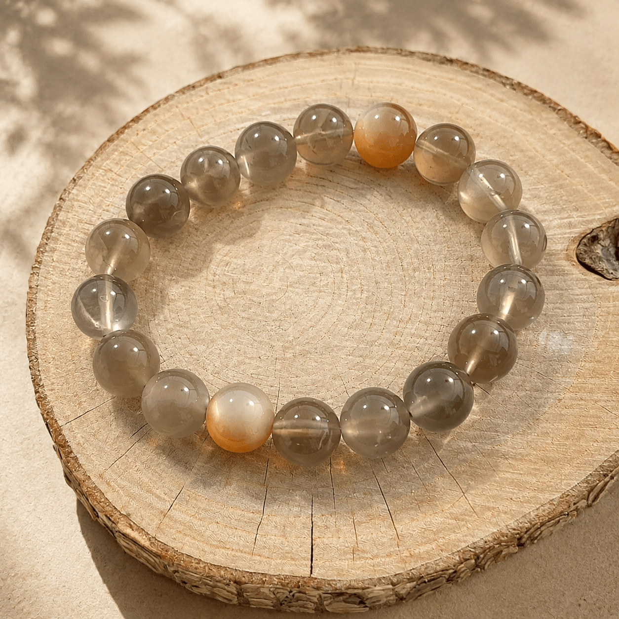 Bracelet Pierre de Lune Grise naturelle – bienfaits lithothérapie