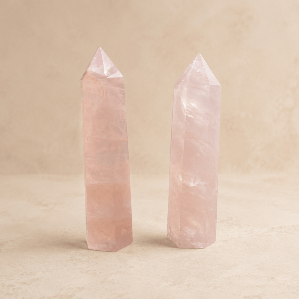 Lot Pointe polie en Quartz Rose (M1)