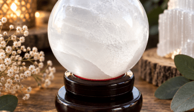 Sphère en Sélénite