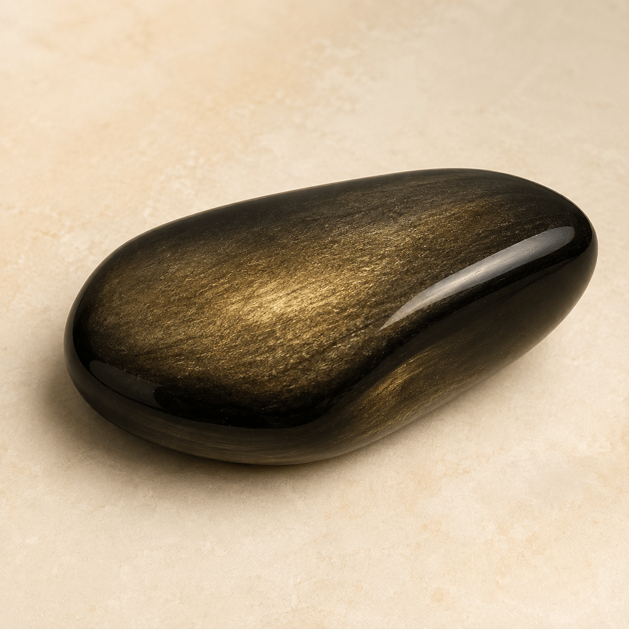 Forme libre Obsidienne Dorée naturelle – lithothérapie