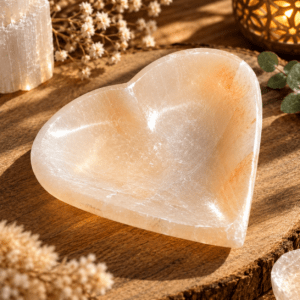 Bol en Sélénite naturelle – décoration lithothérapie