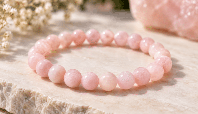 Bracelet boule Morganite