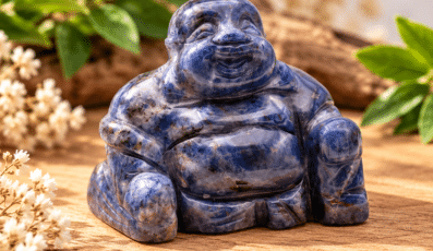 Bouddha en Sodalite