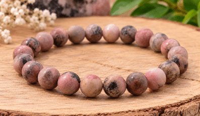 Bracelet boule Rhodonite (AB)