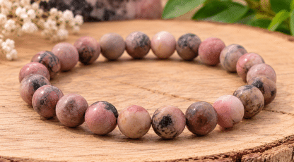 Bracelet boule Rhodonite (AB)