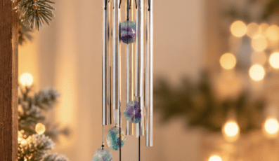 Carillon en fluorine multicolore