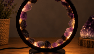 Lampe Halo en Améthyste