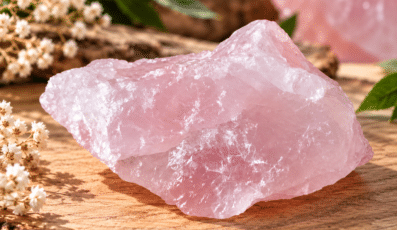 Pierre brute QUARTZ ROSE (70g M1)