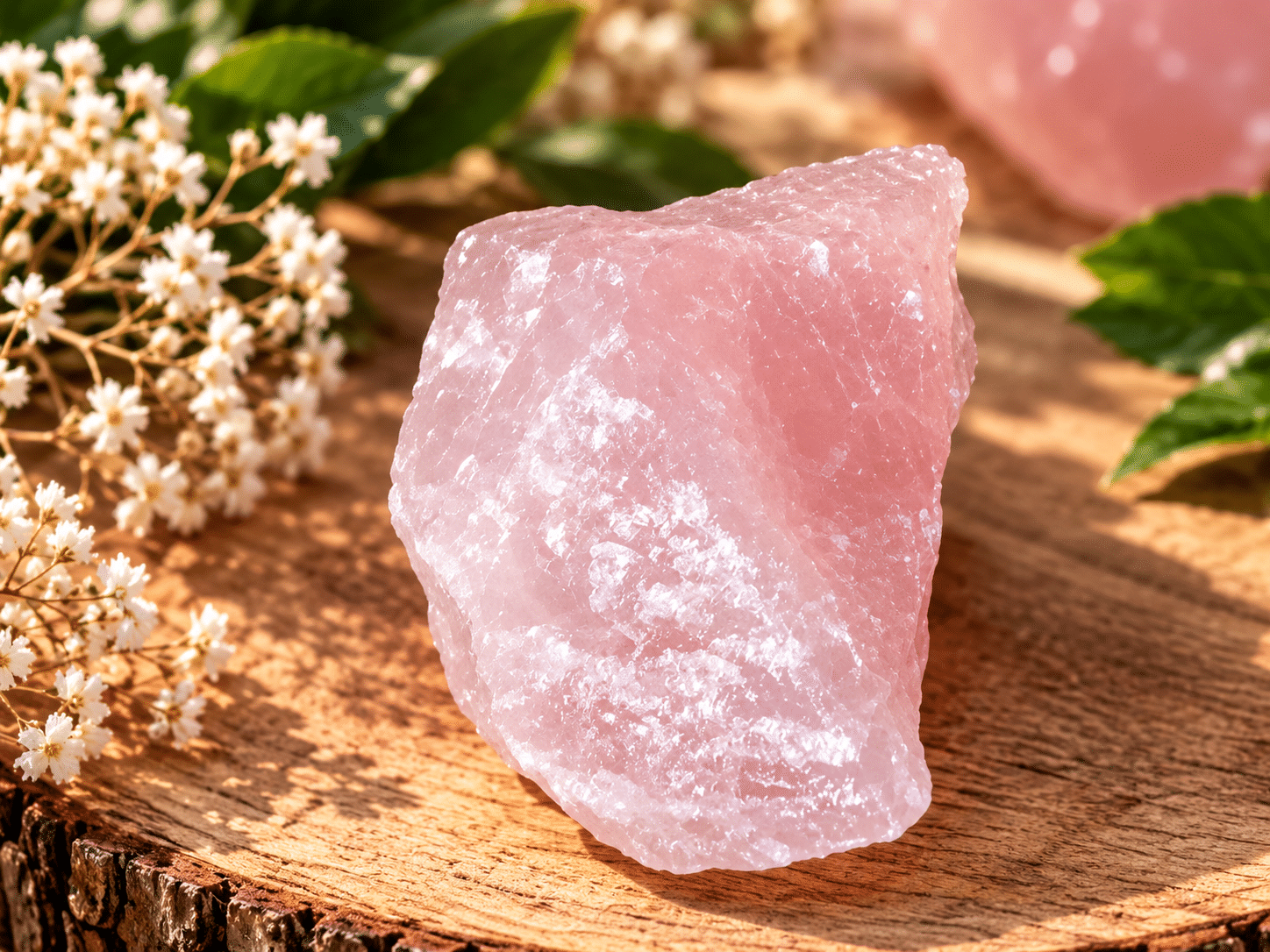 Pierre brute QUARTZ ROSE (70g M2)