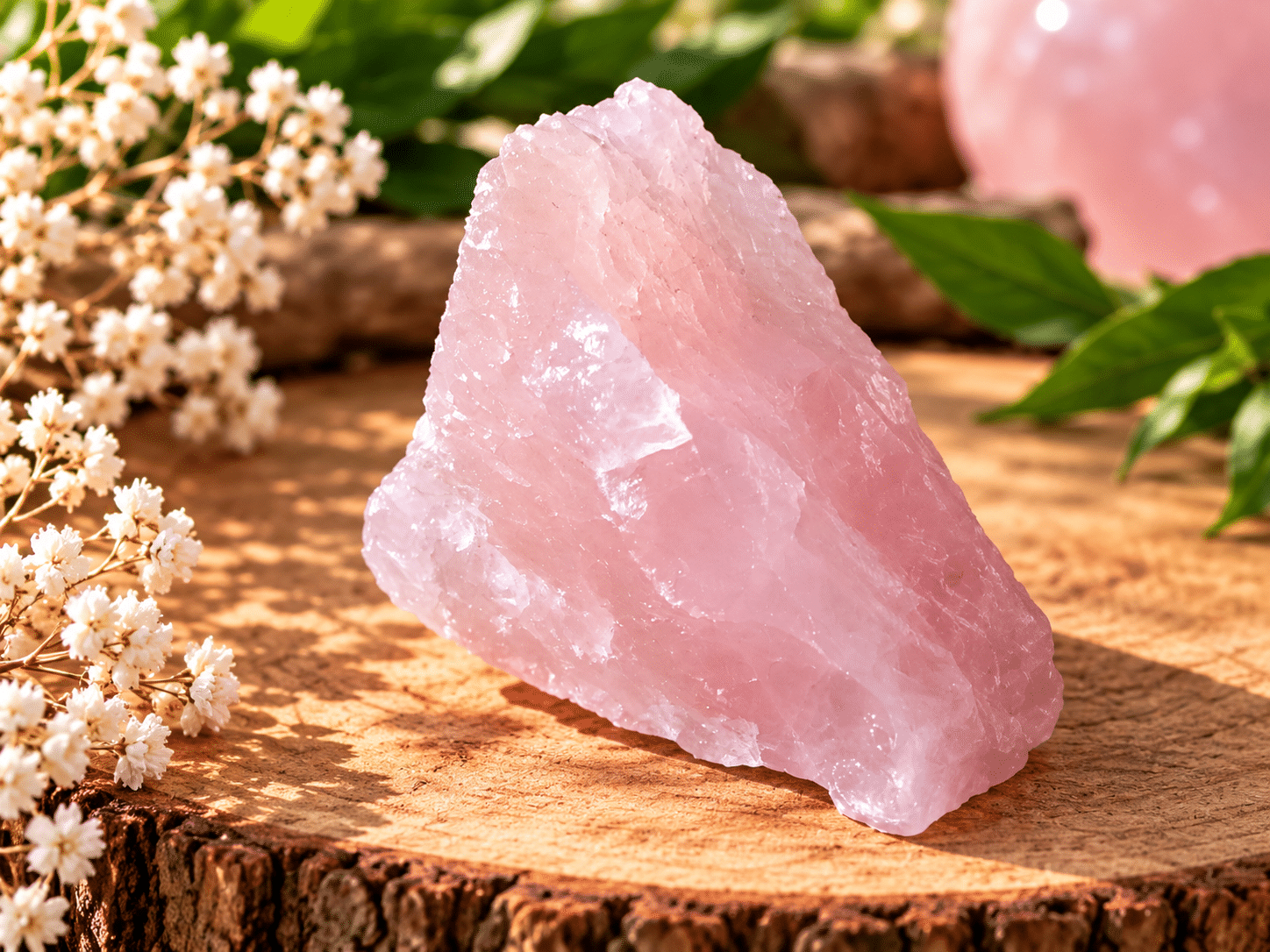 Pierre brute QUARTZ ROSE (70g M2) – Image 2